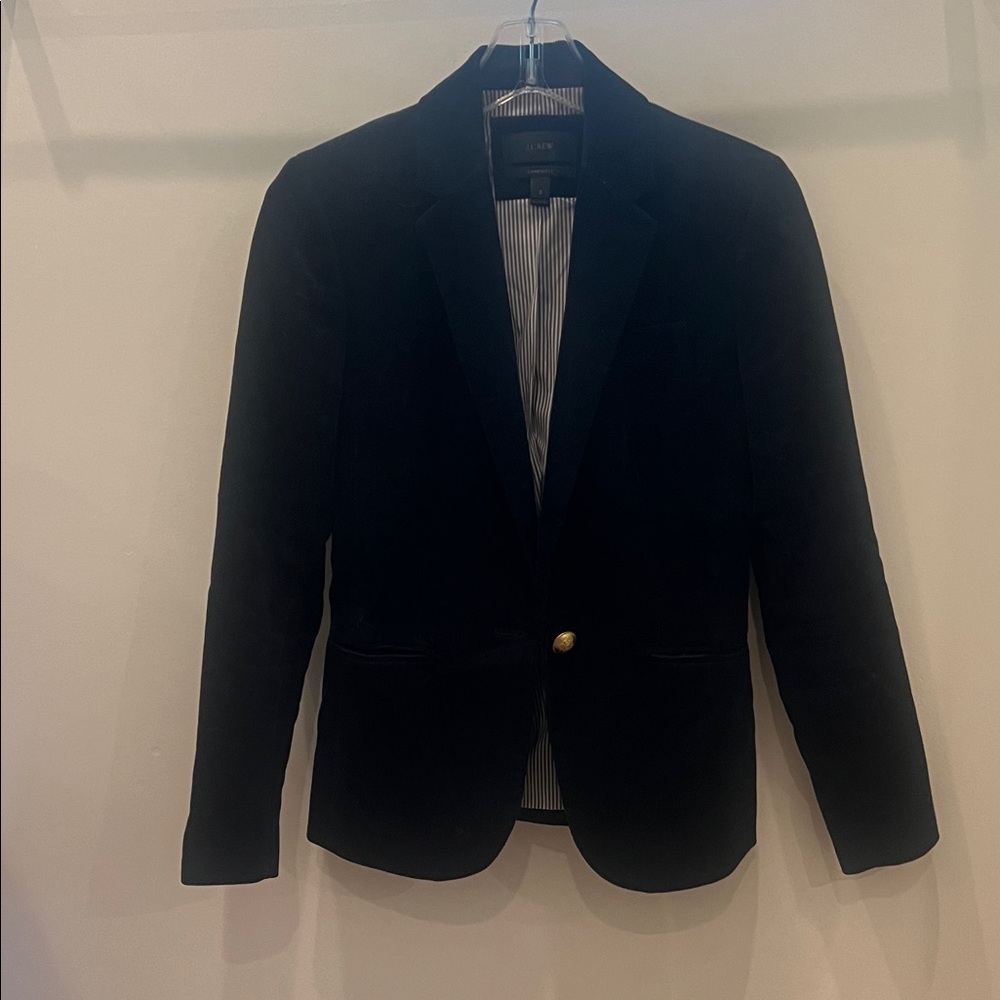 Women’s navy JCrew Campbell corduroy blazer size 2